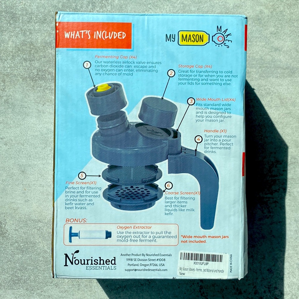 Mason Jar Fermenting Kit🥒🥕🫑🧅 - Picture 6 of 12